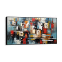 Quadro Stampa su Tela Tratti di colori - CupidoDesign