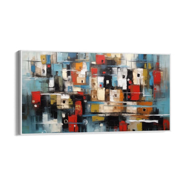 Quadro Stampa su Tela Tratti di colori - CupidoDesign