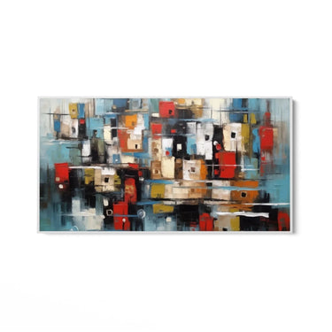 Quadro Stampa su Tela Tratti di colori - CupidoDesign