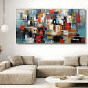 Quadro Stampa su Tela Tratti di colori - CupidoDesign