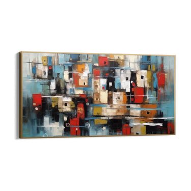 Quadro Stampa su Tela Tratti di colori - CupidoDesign