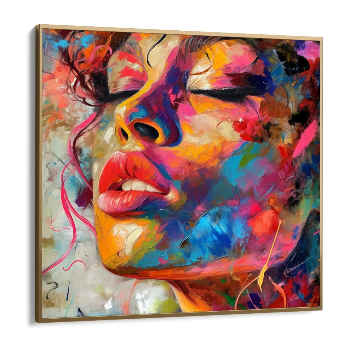 Quadro Stampa su Tela Tratti di vita - CupidoDesign