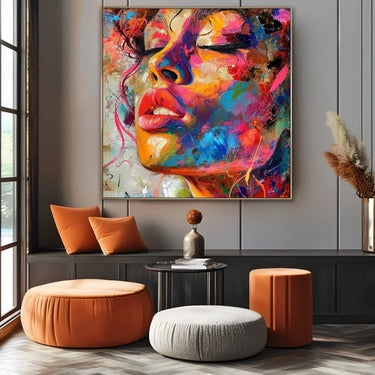 Quadro Stampa su Tela Tratti di vita - CupidoDesign