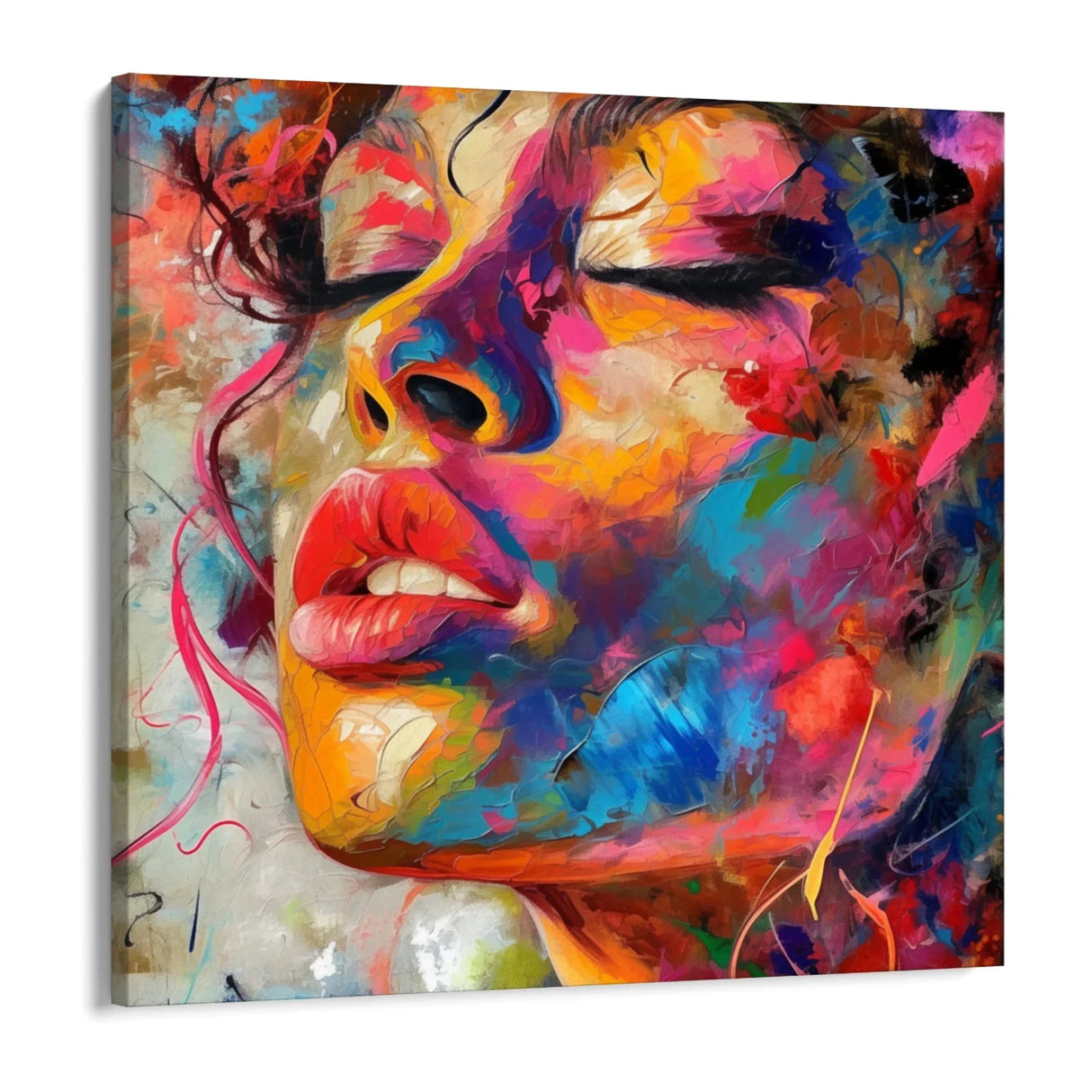 Quadro Stampa su Tela Tratti di vita - CupidoDesign