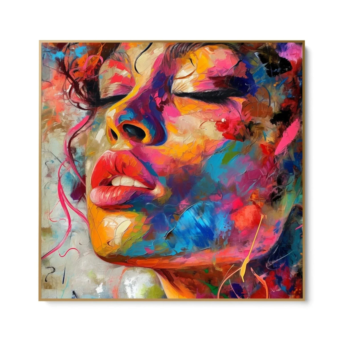 Quadro Stampa su Tela Tratti di vita - CupidoDesign