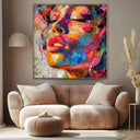 Quadro Stampa su Tela Tratti di vita - CupidoDesign