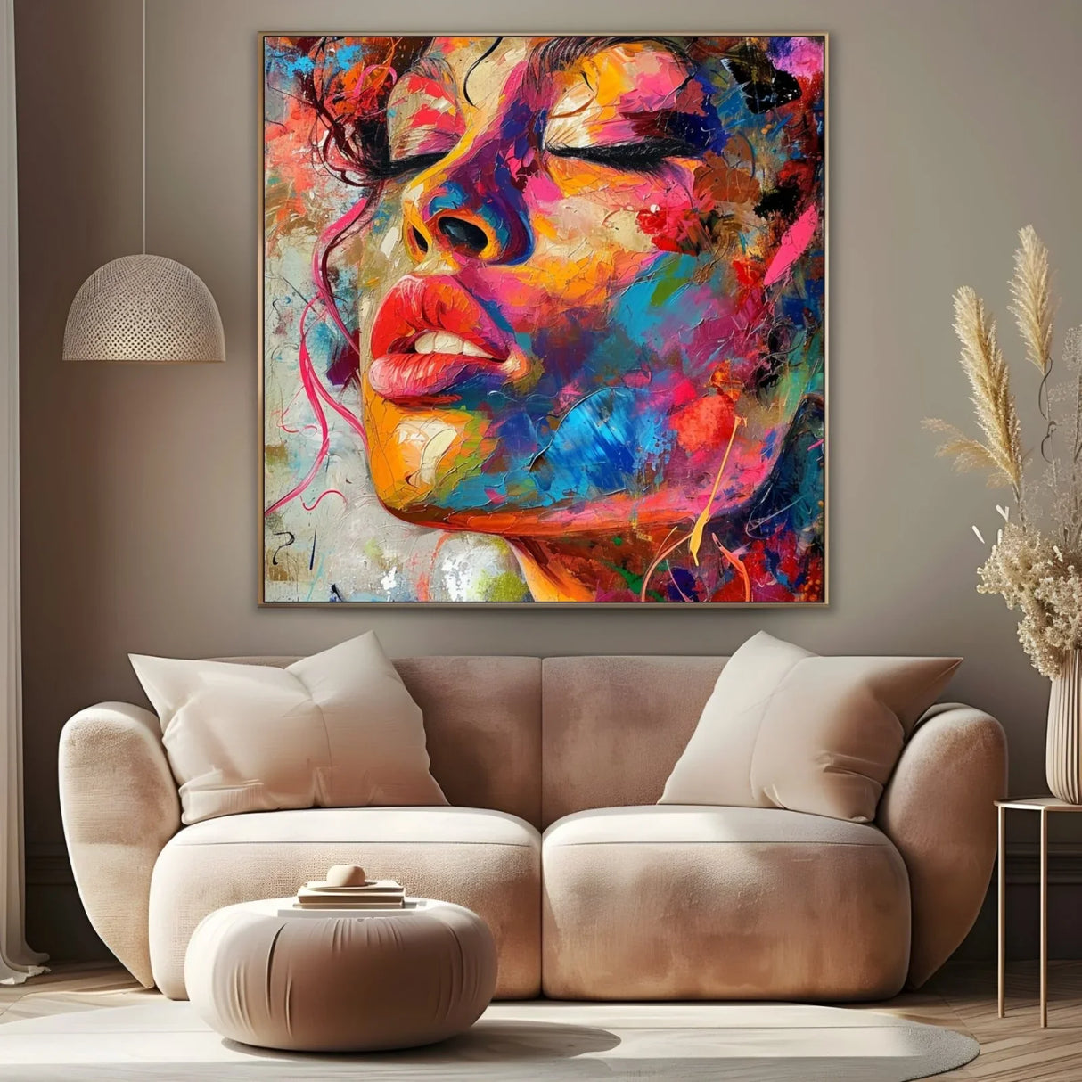 Quadro Stampa su Tela Tratti di vita - CupidoDesign