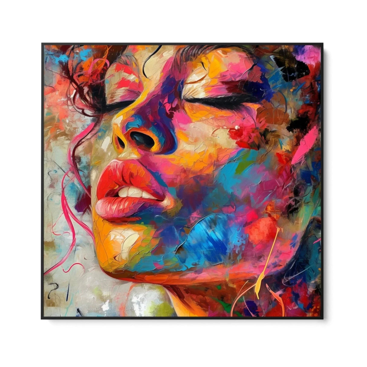 Quadro Stampa su Tela Tratti di vita - CupidoDesign