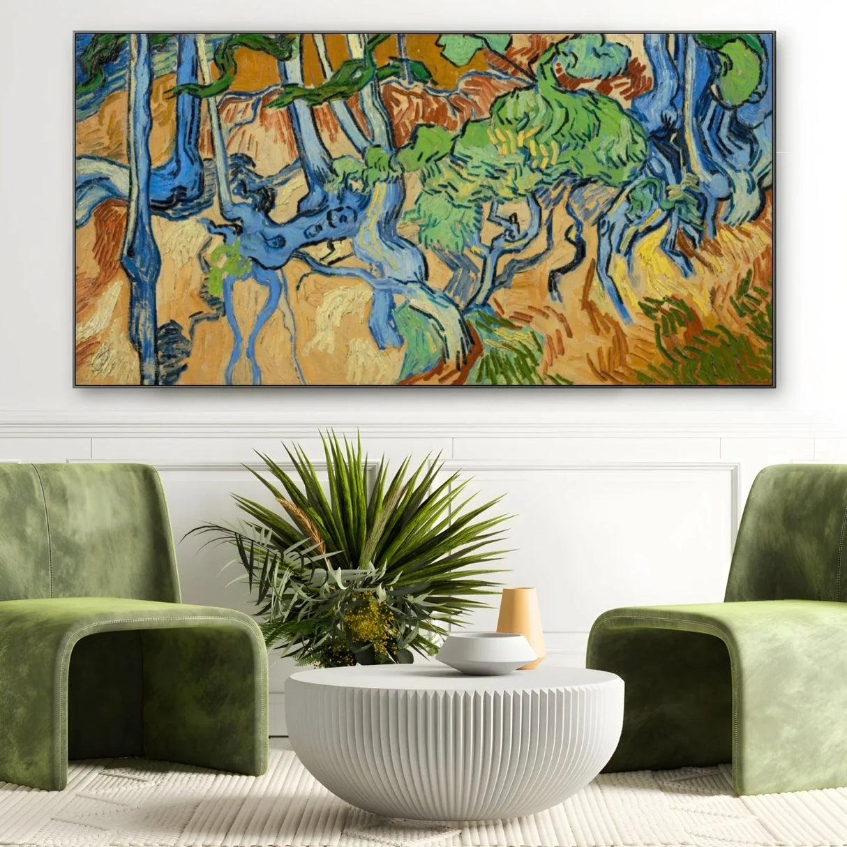 Quadro Stampa su Tela Tree Roots, Vincent Van Gogh - CupidoDesign