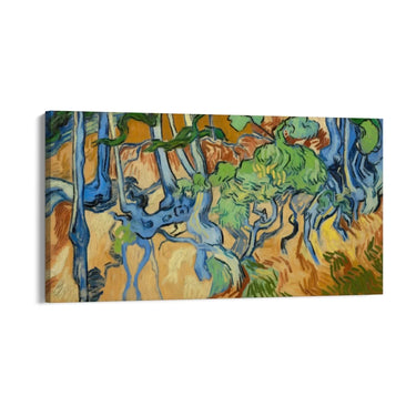 Quadro Stampa su Tela Tree Roots, Vincent Van Gogh - CupidoDesign