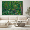 Quadro Stampa su Tela Trees and Undergrowth, Vincent Van Gogh - CupidoDesign