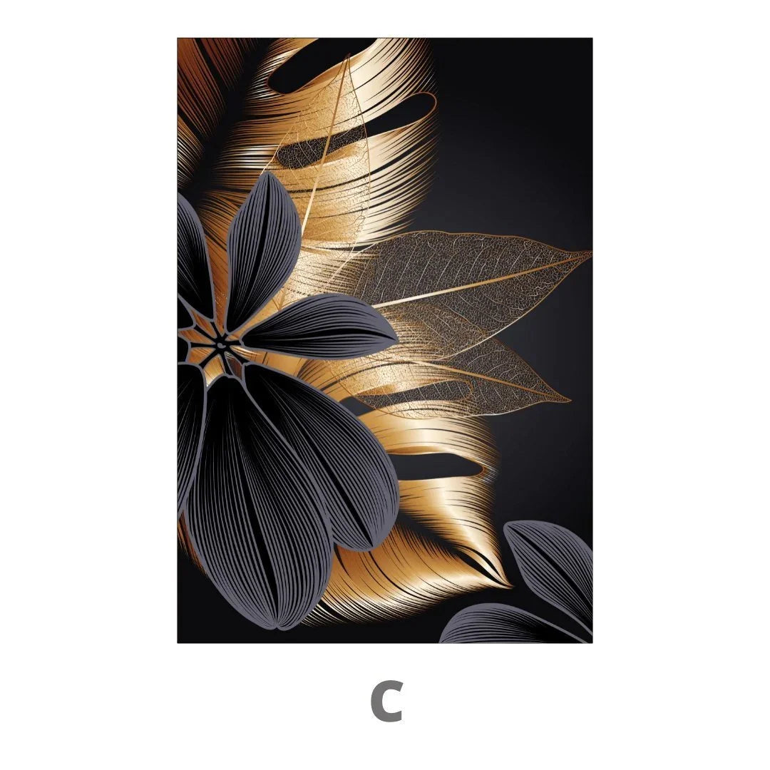 Quadro Stampa su Tela Trio Floreale - CupidoDesign
