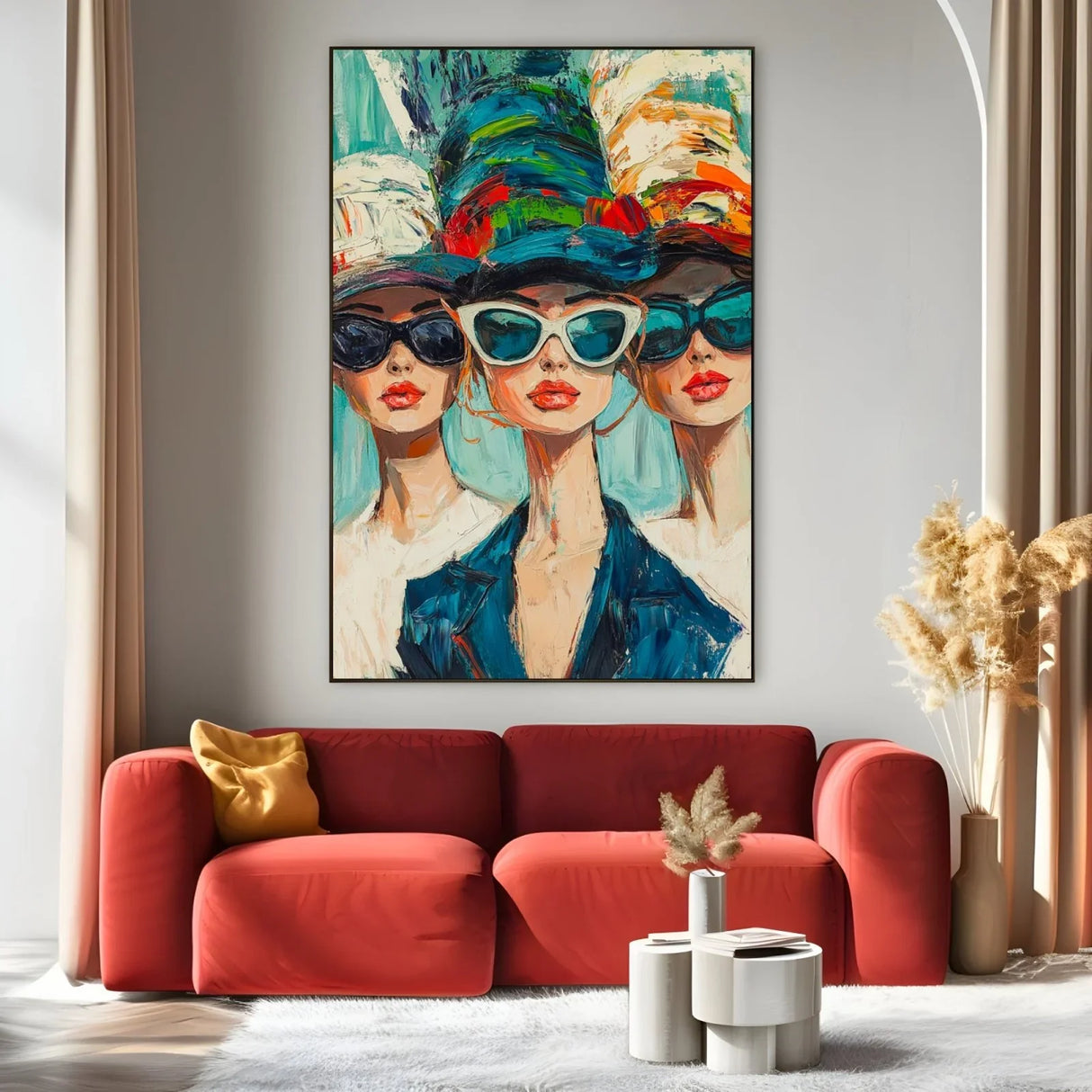 Quadro Stampa su Tela Tripla Essenza - CupidoDesign