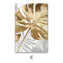 Quadro Stampa su Tela Tropical Gold - CupidoDesign