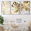 Quadro Stampa su Tela Tropical Gold - CupidoDesign