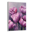 Quadro Stampa su Tela Tulipani viola - CupidoDesign
