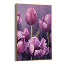 Quadro Stampa su Tela Tulipani viola - CupidoDesign