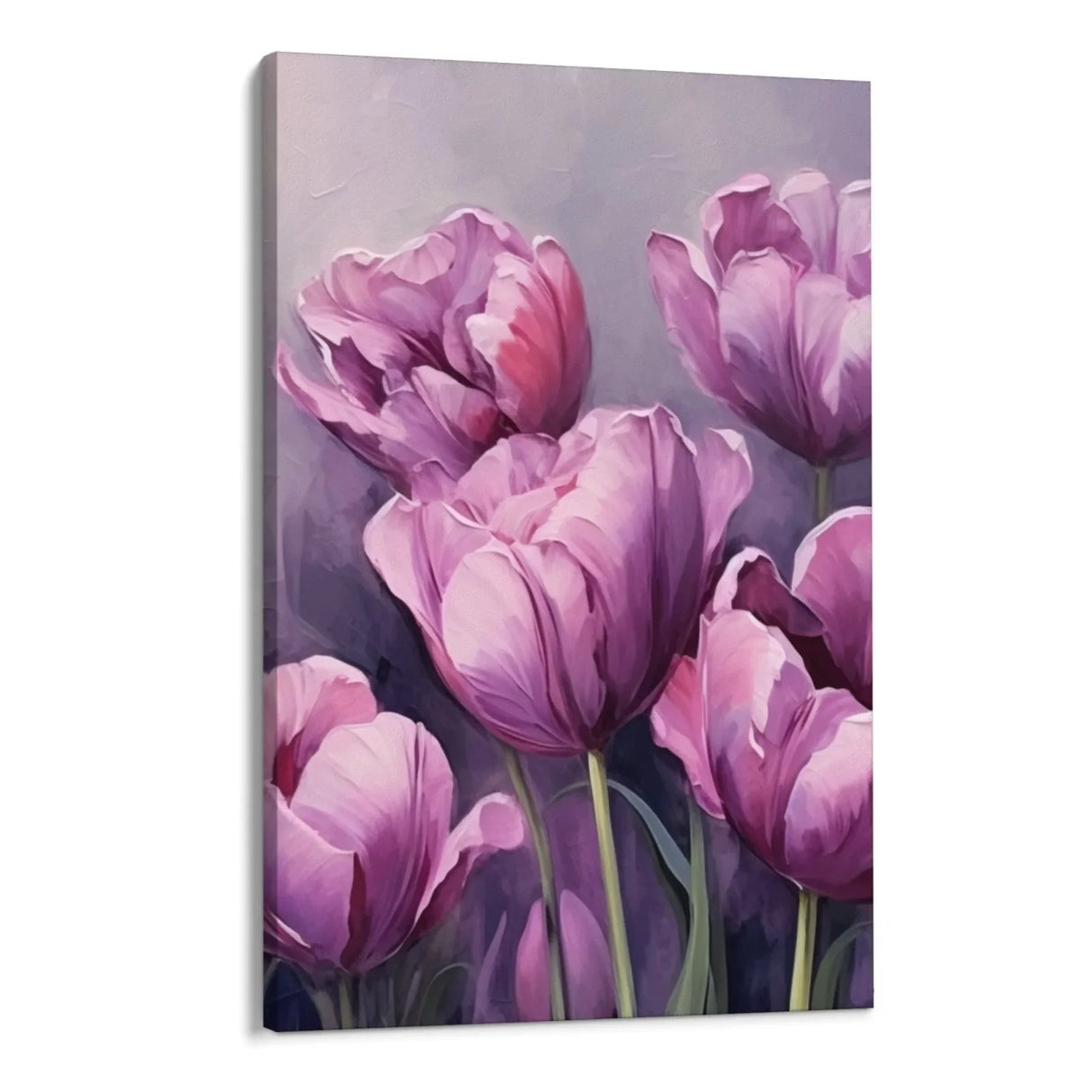 Quadro Stampa su Tela Tulipani viola - CupidoDesign
