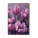 Quadro Stampa su Tela Tulipani viola - CupidoDesign