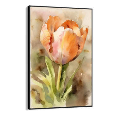 Quadro Stampa su Tela Tulipano Acquarello - CupidoDesign