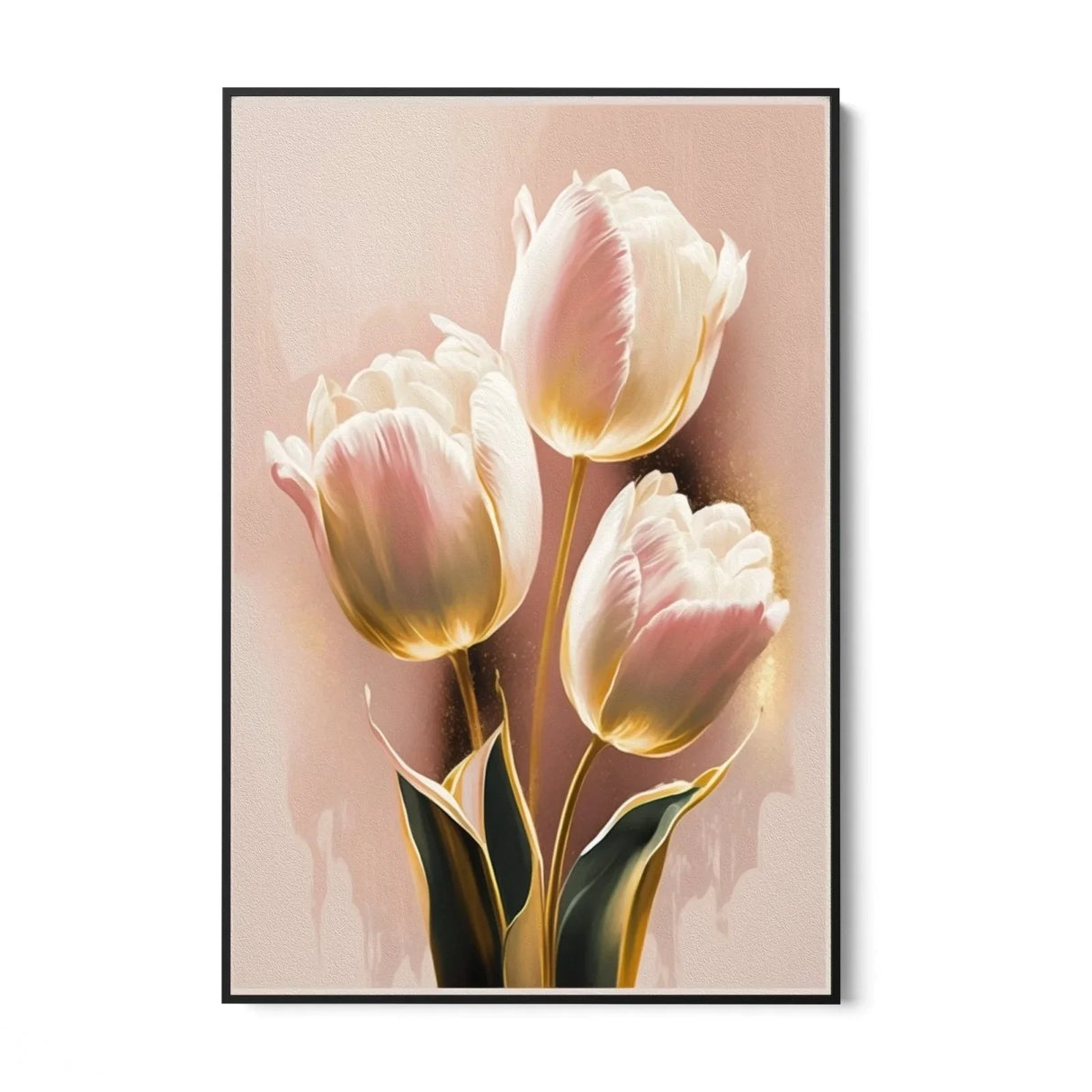 Quadro Stampa su Tela Tulipano Delicato - CupidoDesign