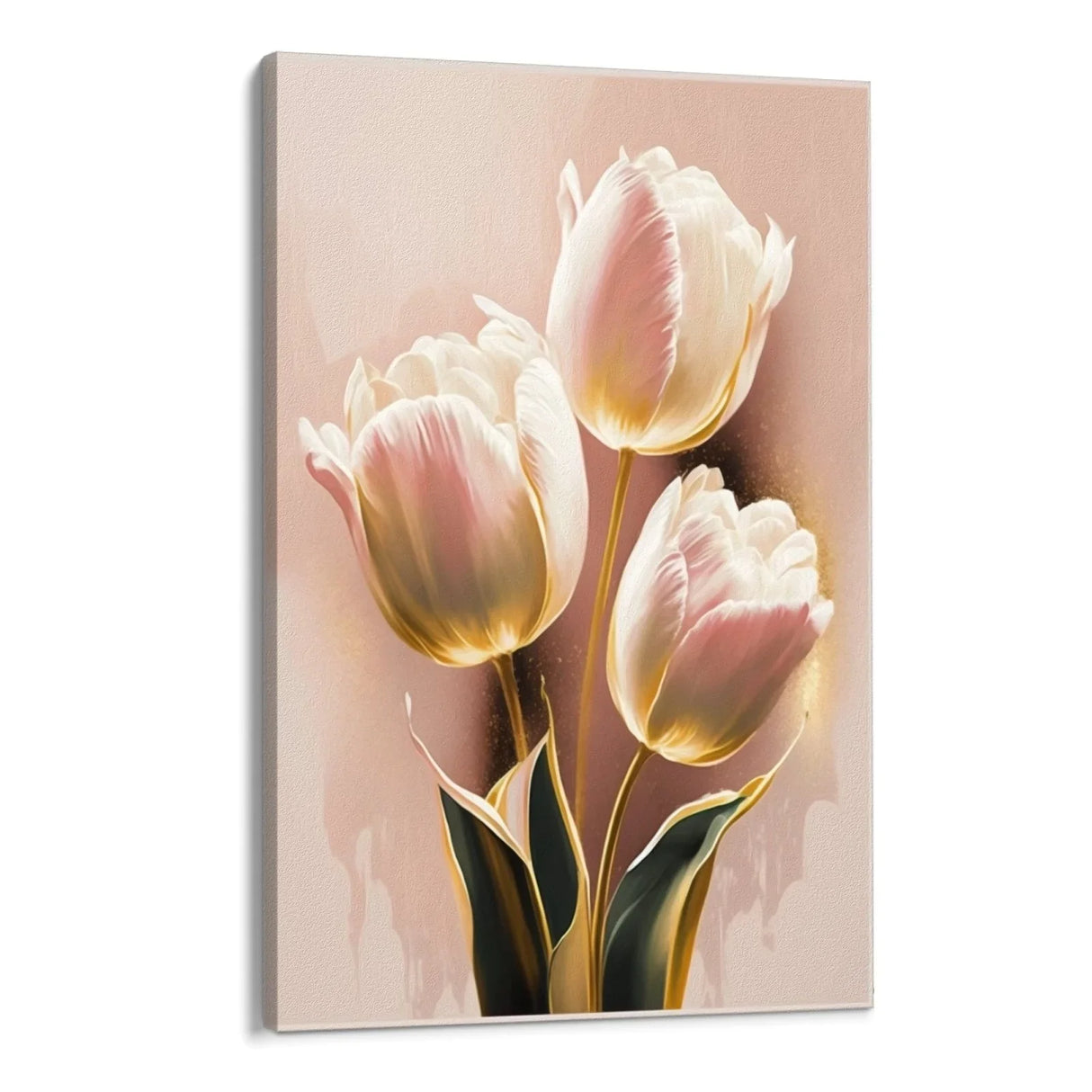 Quadro Stampa su Tela Tulipano Delicato - CupidoDesign
