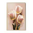 Quadro Stampa su Tela Tulipano Delicato - CupidoDesign