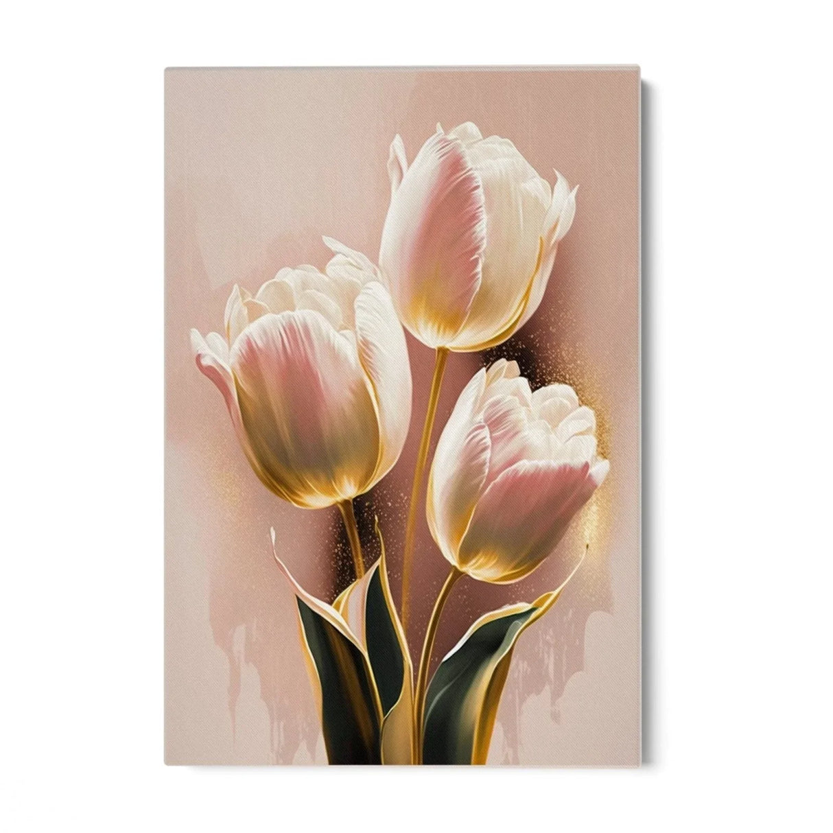 Quadro Stampa su Tela Tulipano Delicato - CupidoDesign