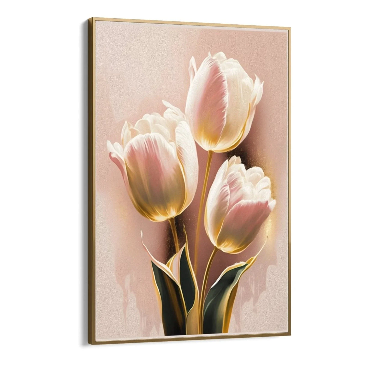 Quadro Stampa su Tela Tulipano Delicato - CupidoDesign
