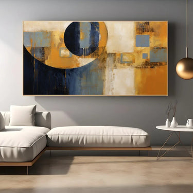 Quadro Stampa su Tela Turbolenza di Colori - CupidoDesign