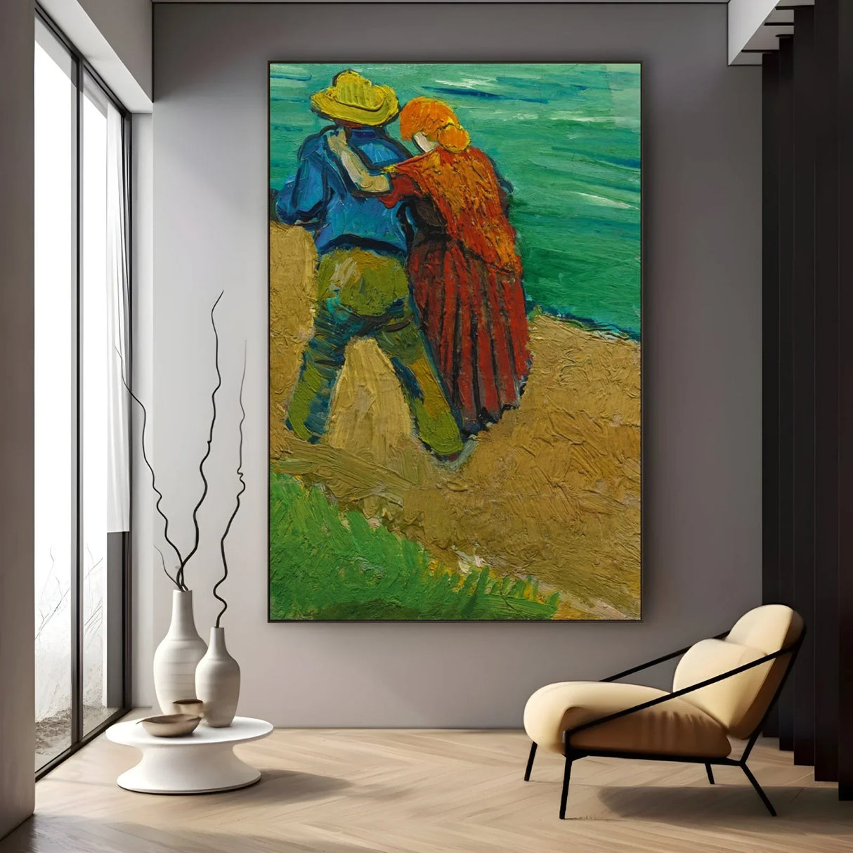 Quadro Stampa su Tela Two Lovers, Vincent Van Gogh - CupidoDesign