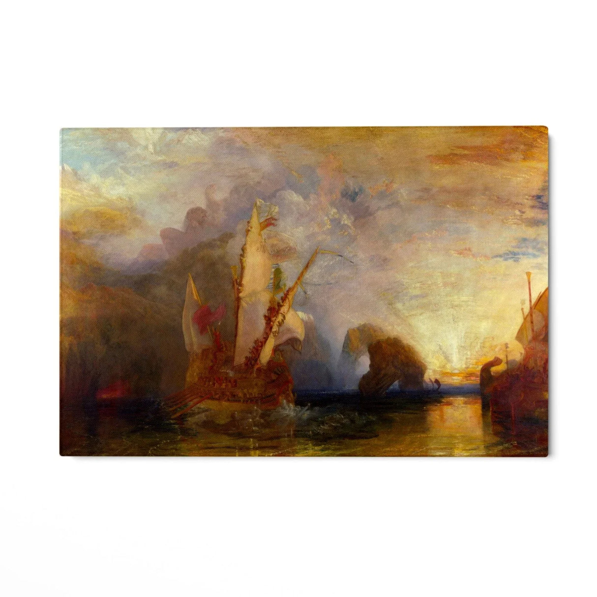 Quadro Stampa su Tela Ulisse schernisce polifemo, William Turner - CupidoDesign