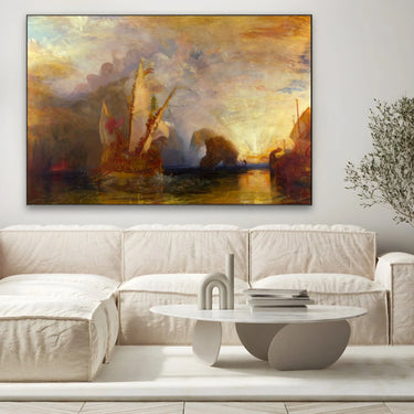 Quadro Stampa su Tela Ulisse schernisce polifemo, William Turner - CupidoDesign