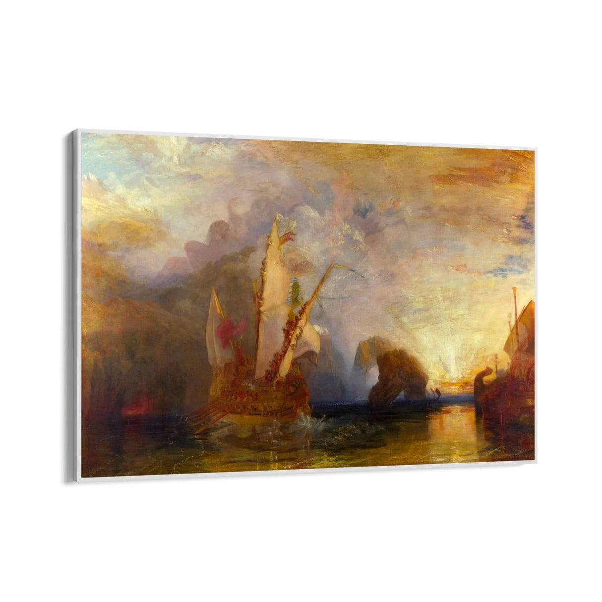 Quadro Stampa su Tela Ulisse schernisce polifemo, William Turner - CupidoDesign