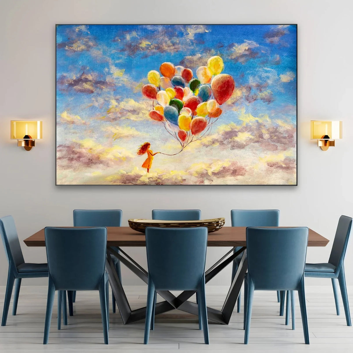 Quadro Stampa su Tela Un cuore e uno spirito - CupidoDesign