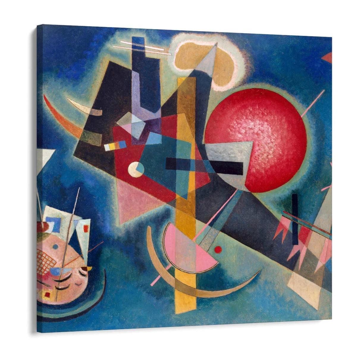 Quadro Stampa su Tela Utopia in Blu, Wassily Kandinsky - CupidoDesign