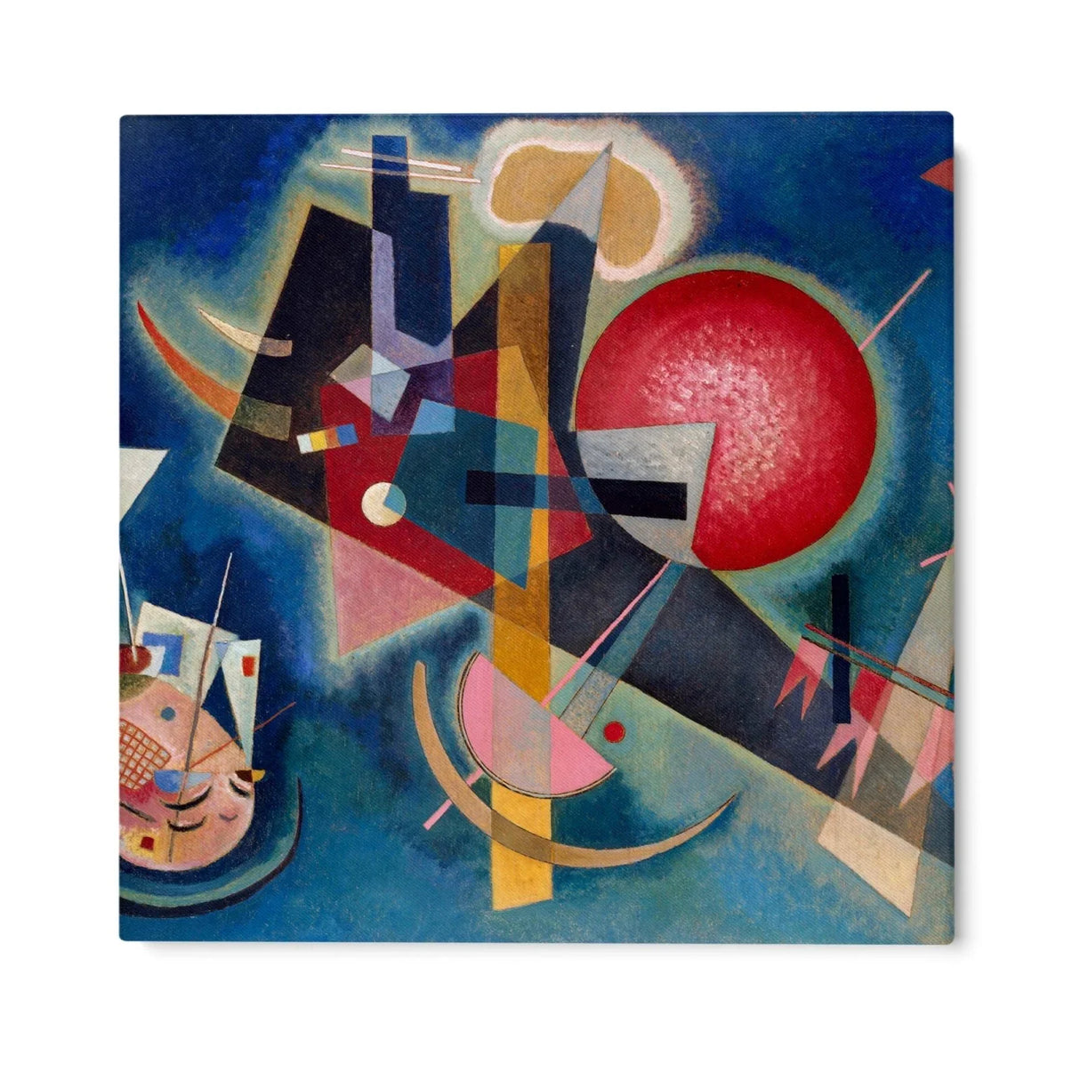 Quadro Stampa su Tela Utopia in Blu, Wassily Kandinsky - CupidoDesign
