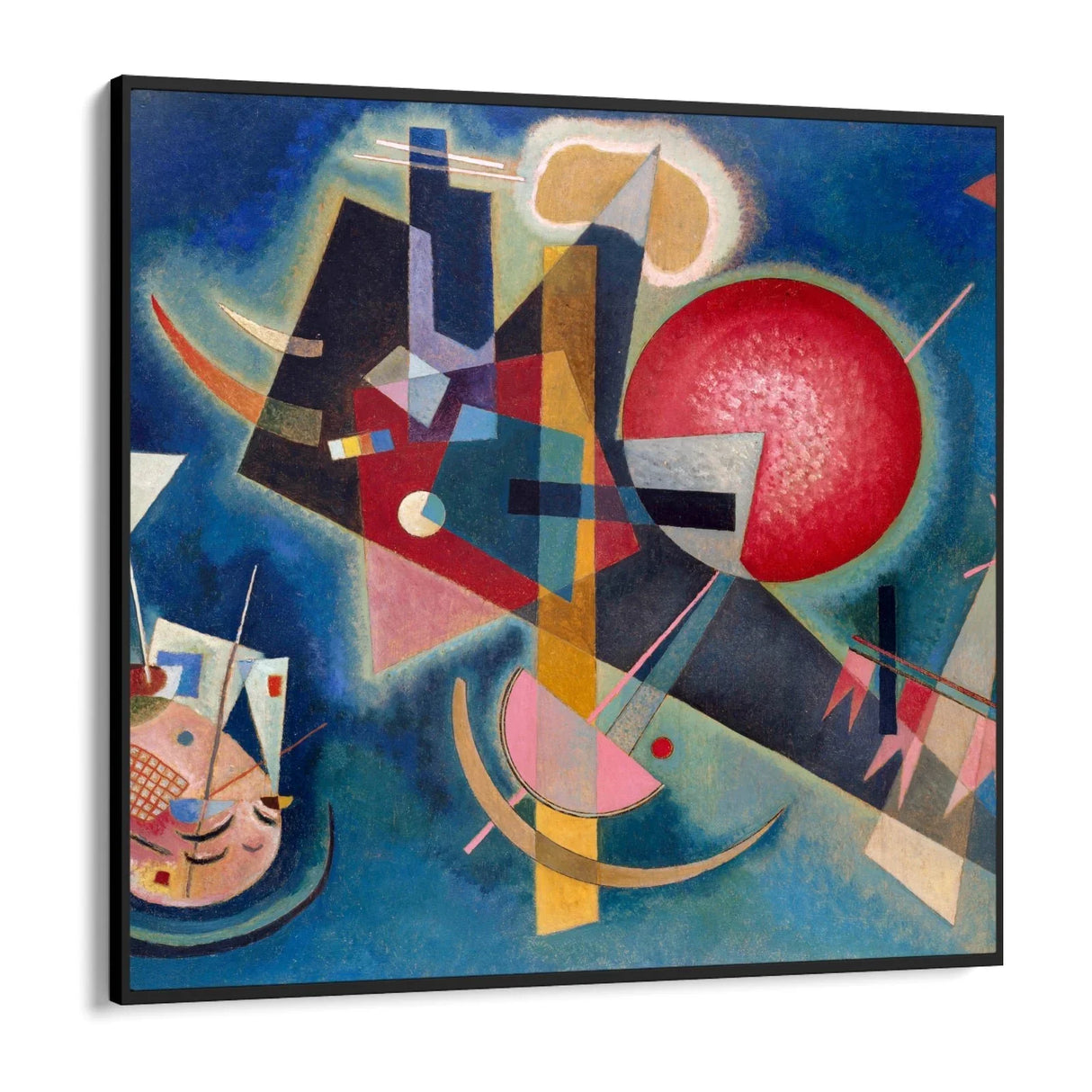Quadro Stampa su Tela Utopia in Blu, Wassily Kandinsky - CupidoDesign