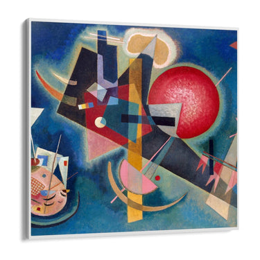Quadro Stampa su Tela Utopia in Blu, Wassily Kandinsky - CupidoDesign