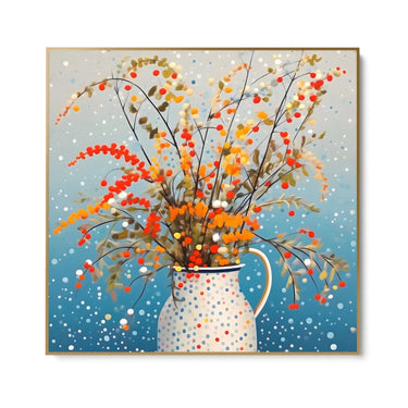 Quadro Stampa su Tela Vaso fiorito - CupidoDesign