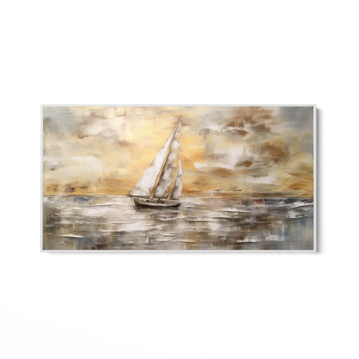 Quadro Stampa su Tela Vela Dorata - CupidoDesign