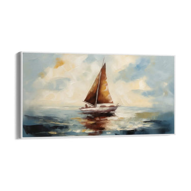 Quadro Stampa su Tela Vela in solitaria - CupidoDesign