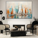 Quadro Stampa su Tela Vele astratte - CupidoDesign