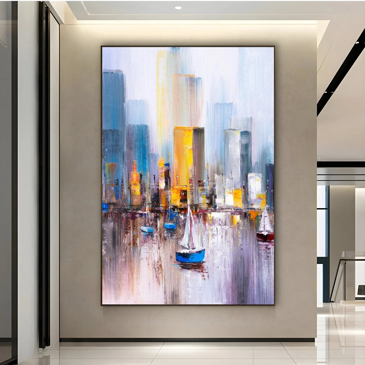 Quadro Stampa su Tela Vele urbane - CupidoDesign