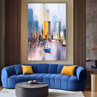 Quadro Stampa su Tela Vele urbane - CupidoDesign