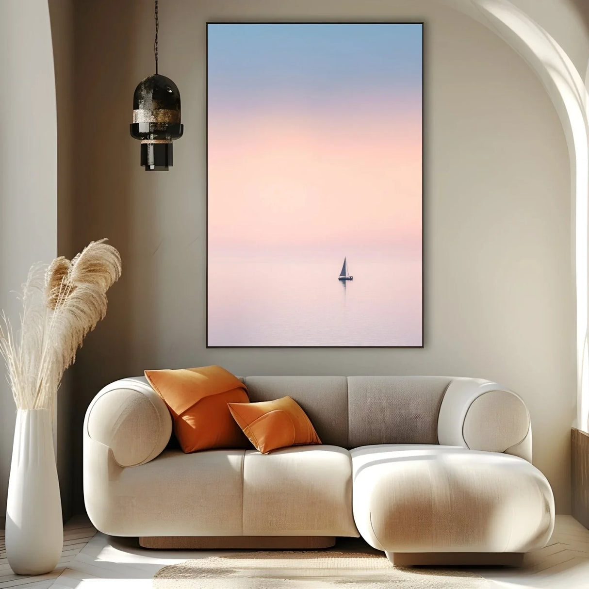 Quadro Stampa su Tela Veliero in paradiso - CupidoDesign