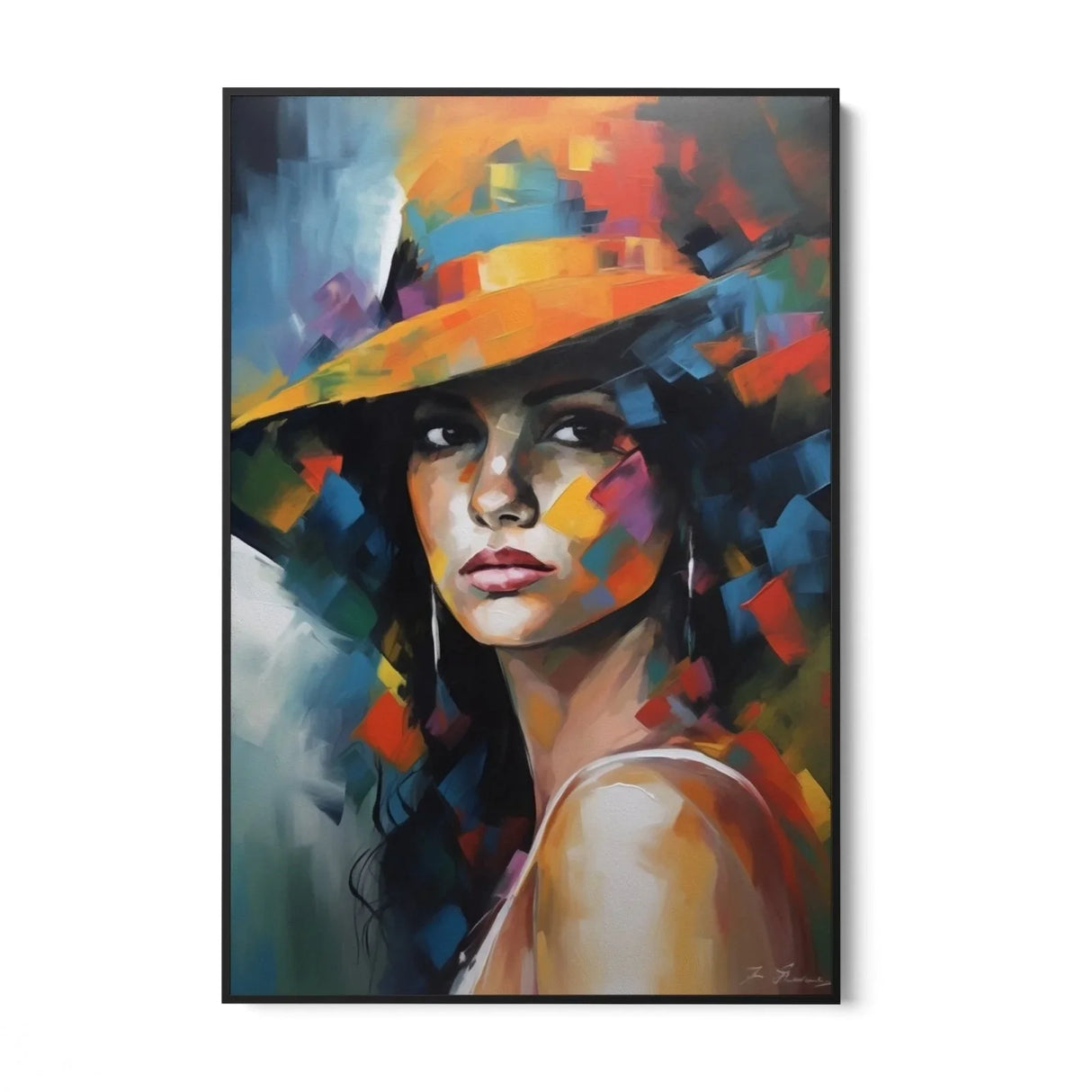 Quadro Stampa su Tela Velo di emozioni - CupidoDesign