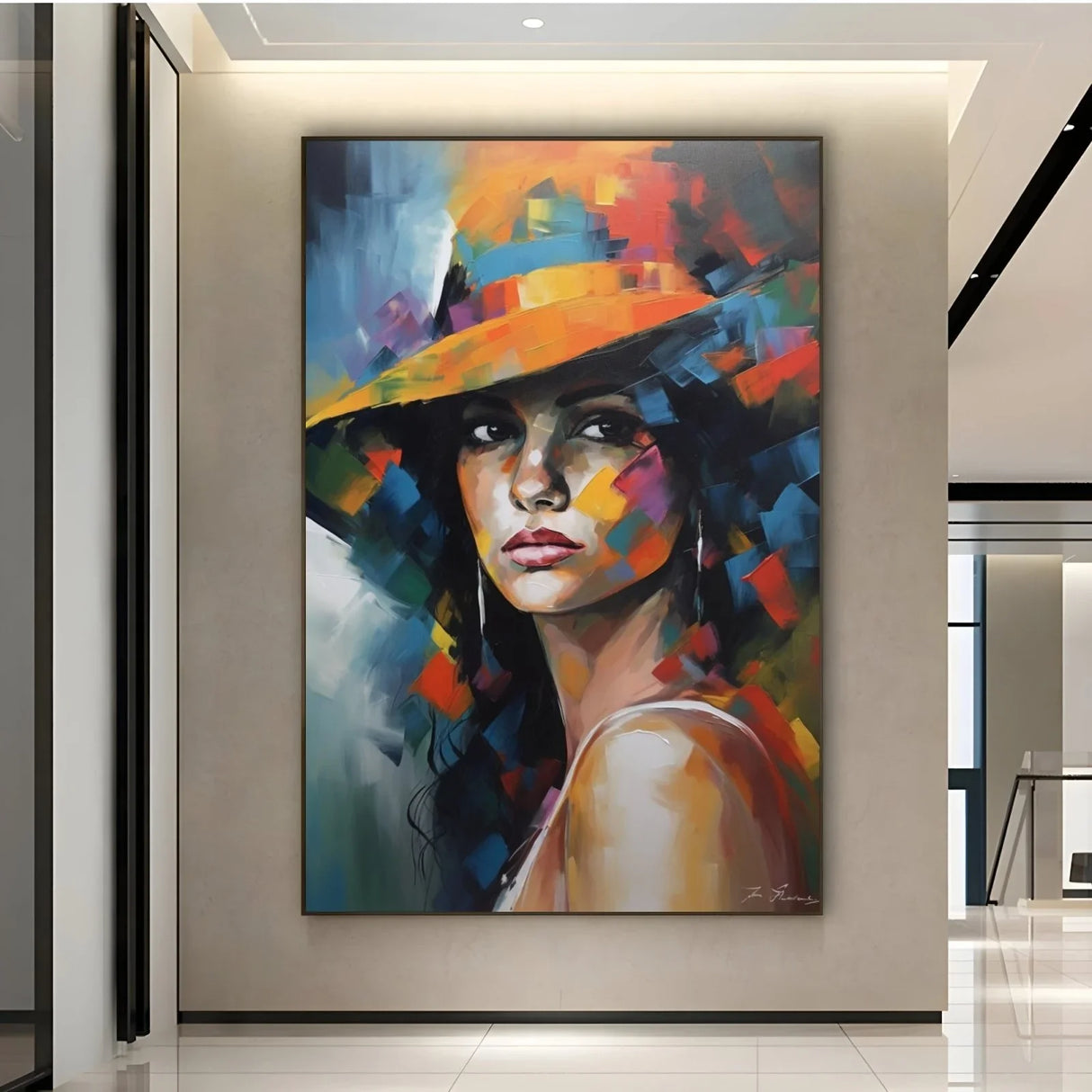 Quadro Stampa su Tela Velo di emozioni - CupidoDesign