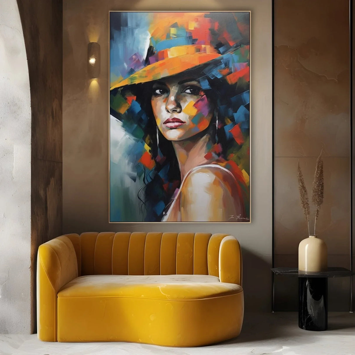 Quadro Stampa su Tela Velo di emozioni - CupidoDesign