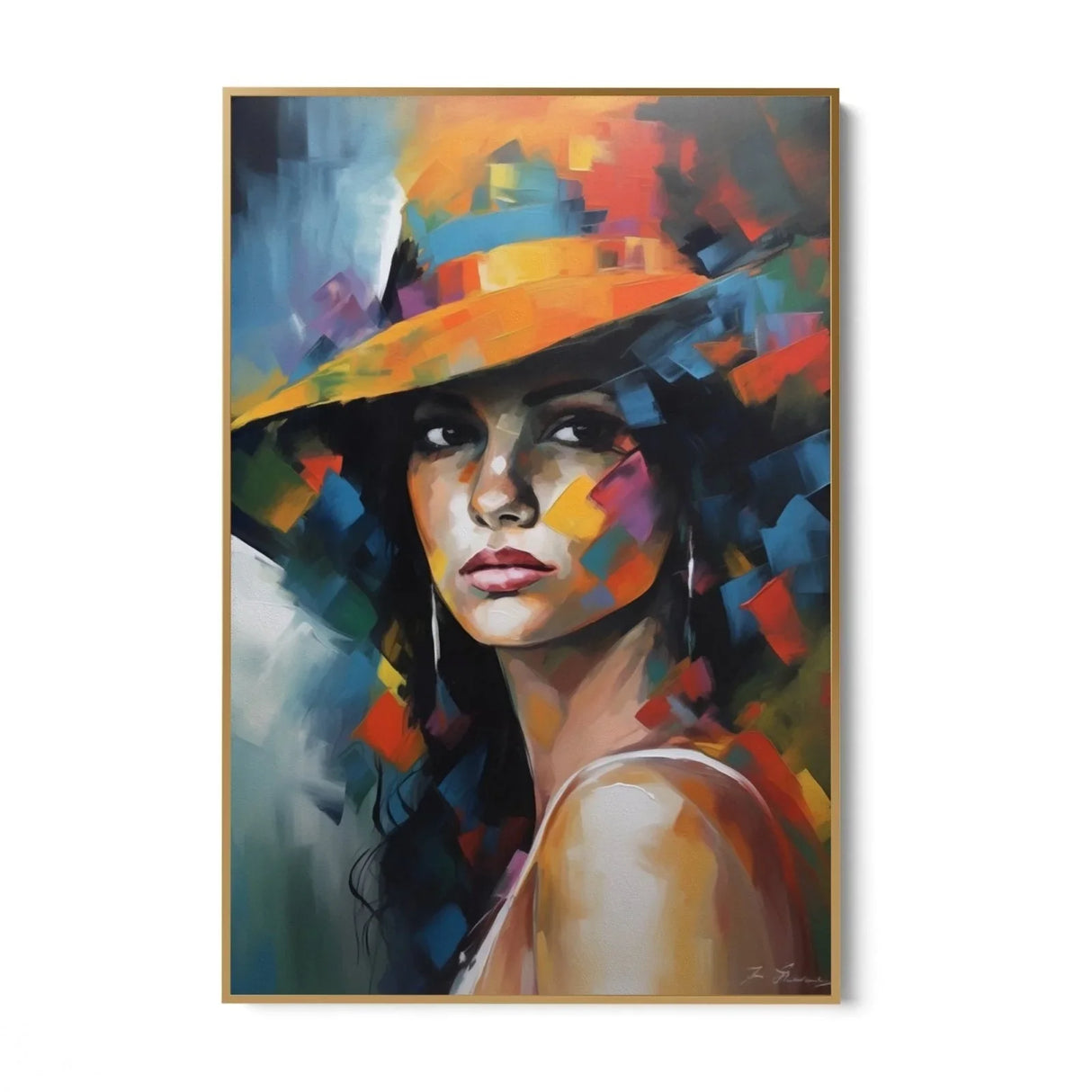 Quadro Stampa su Tela Velo di emozioni - CupidoDesign